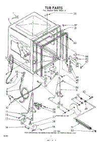 02 - Tub parts for Whirlpool SDU30013 / from AppliancePartsPros.com