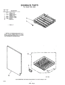 06 - Dish Rack parts for Whirlpool SDU30013 / from AppliancePartsPros.com