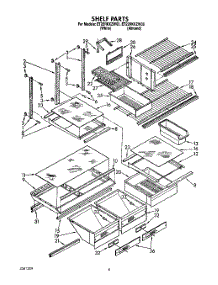 05 - Shelf, Lit / Optional parts for Whirlpool Refrigerator ET22RKXZN00 / from AppliancePartsPros.com