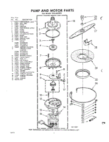 06 - Pump & Motor parts for Whirlpool SAU420P0 / from AppliancePartsPros.com