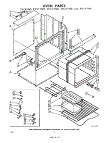 02 - Section parts for Whirlpool RYE7000W / from AppliancePartsPros.com