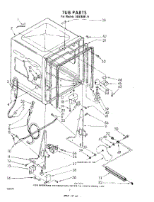 02 - Tub parts for Whirlpool SDU30015 / from AppliancePartsPros.com