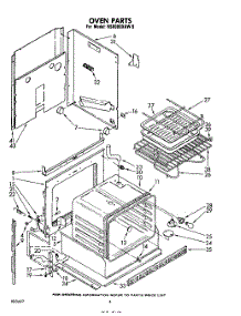 04 - Oven parts for Whirlpool Range RS6000XKW9 / from AppliancePartsPros.com