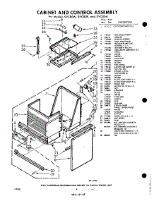 04 - Cabinet And Control parts for Whirlpool SVC80W / from AppliancePartsPros.com