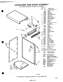 05 - Container And Door , Lit / Optional parts for Whirlpool SVC80W / from AppliancePartsPros.com