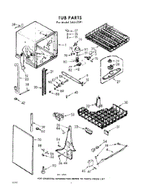04 - Tub parts for Whirlpool SAU420P1 / from AppliancePartsPros.com