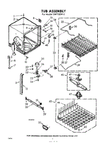 06 - Tub parts for Whirlpool SWF100W0 / from AppliancePartsPros.com