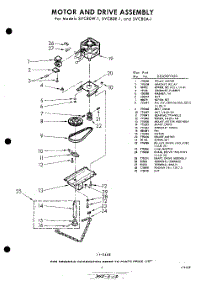 03 - Motor And Drive parts for Whirlpool SVC80W1 / from AppliancePartsPros.com
