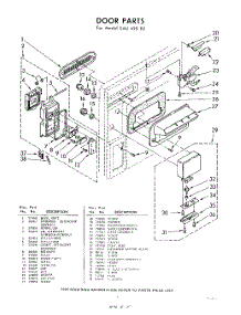 05 - Section parts for Whirlpool SAU420P2 / from AppliancePartsPros.com