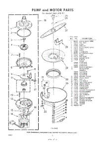 06 - Pump parts for Whirlpool SAU420P2 / from AppliancePartsPros.com