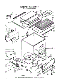 02 - Cabinet parts for Whirlpool SWF100W2 / from AppliancePartsPros.com