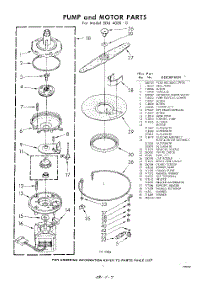 07 - Pump And Motor parts for Whirlpool SDU40000 / from AppliancePartsPros.com