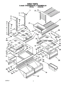 04 - Shelf, Lit / Optional parts for Kitchenaid Refrigerator KTRS20MBAL00 / from AppliancePartsPros.com