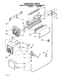 07 - Icemaker parts for Kitchenaid Refrigerator KTRS20MBAL00 / from AppliancePartsPros.com