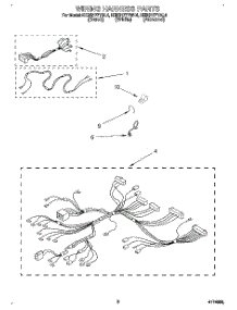 07 - Wiring Harness parts for Kitchenaid Oven KEBS177YAL4 / from AppliancePartsPros.com