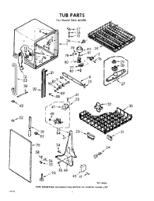 04 - Tub parts for Whirlpool SAU440P0 / from AppliancePartsPros.com