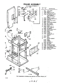 02 - Frame parts for Whirlpool SVC80W3 / from AppliancePartsPros.com