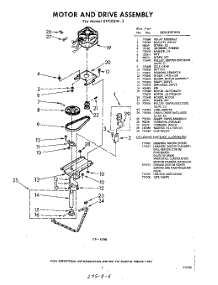 03 - Motor And Drive, Lit / Optional parts for Whirlpool SVC80W3 / from AppliancePartsPros.com