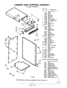 05 - Cabinet And Control parts for Whirlpool SVC80W3 / from AppliancePartsPros.com