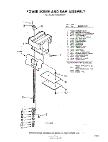 03 - Power Screw And Ram parts for Whirlpool Compactor SXC200W1 / from AppliancePartsPros.com