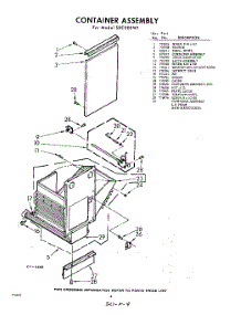 04 - Container parts for Whirlpool Compactor SXC200W1 / from AppliancePartsPros.com