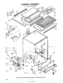 02 - Cabinet parts for Whirlpool SVF100W0 / from AppliancePartsPros.com