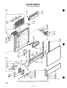 04 - Door parts for Whirlpool SVF100W0 / from AppliancePartsPros.com