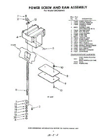 03 - Power Screw And Ram parts for Whirlpool Compactor SXC200W2 / from AppliancePartsPros.com