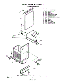 05 - Container parts for Whirlpool Compactor SXC200W2 / from AppliancePartsPros.com