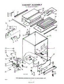 02 - Cabinet parts for Whirlpool SVF100W1 / from AppliancePartsPros.com