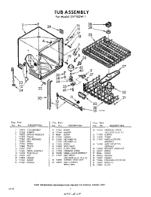 06 - Tub parts for Whirlpool SVF100W1 / from AppliancePartsPros.com