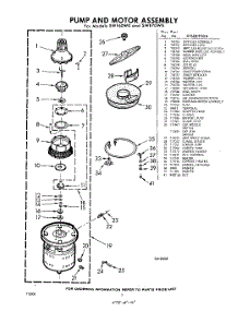 07 - Pump And Motor parts for Whirlpool SWF70W0 / from AppliancePartsPros.com