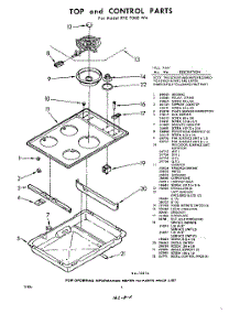 04 - Section parts for Whirlpool RYE7060W4 / from AppliancePartsPros.com