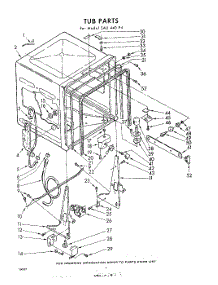 02 - Tub parts for Whirlpool SAU440P4 / from AppliancePartsPros.com