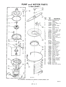 07 - Pump And Motor parts for Whirlpool SDU40012 / from AppliancePartsPros.com