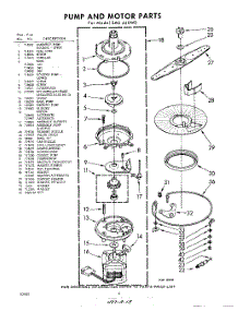 06 - Pump And Motor parts for Whirlpool SAU440W0 / from AppliancePartsPros.com