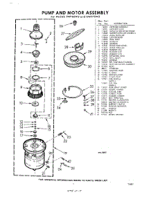 07 - Pump And Motor parts for Whirlpool SWF70W2 / from AppliancePartsPros.com