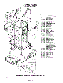 02 - Frame parts for Whirlpool Compactor SXC300W1 / from AppliancePartsPros.com
