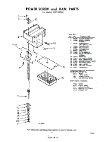 03 - Power Screw And Ram parts for Whirlpool Compactor SXC300W1 / from AppliancePartsPros.com