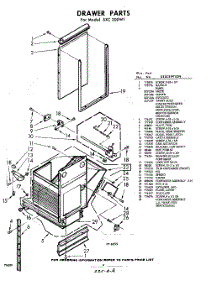 04 - Drawer parts for Whirlpool Compactor SXC300W1 / from AppliancePartsPros.com