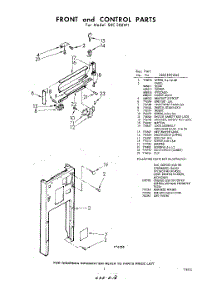 05 - Front And Control , Lit / Optional parts for Whirlpool Compactor SXC300W1 / from AppliancePartsPros.com