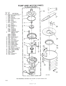 06 - Pump And Motor parts for Whirlpool SAU450P0 / from AppliancePartsPros.com