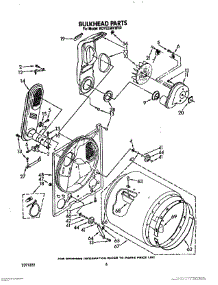 04 - Bulkhead parts for Kitchenaid Dryer KGYE550VHT0 / from AppliancePartsPros.com