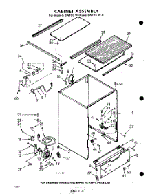 02 - Cabinet parts for Whirlpool SWF80W0 / from AppliancePartsPros.com