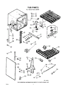 04 - Tub parts for Whirlpool SAU450P2 / from AppliancePartsPros.com