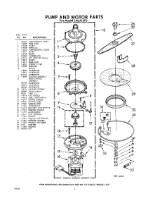 06 - Pump & Motor parts for Whirlpool SAU450P2 / from AppliancePartsPros.com