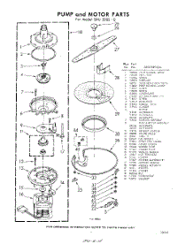 07 - Pump And Motor parts for Whirlpool SDU50000 / from AppliancePartsPros.com