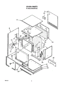 03 - Oven parts for Whirlpool Oven RB760PXYQ0 / from AppliancePartsPros.com