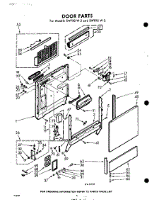 04 - Door parts for Whirlpool SWF80W2 / from AppliancePartsPros.com