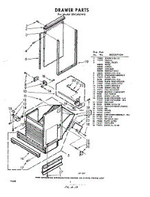 04 - Drawer parts for Whirlpool Compactor SXC400W0 / from AppliancePartsPros.com